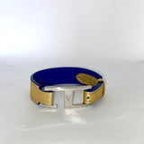 NEW Charlotte Interchangeable & Reversible Bracelet - Gold Leather IN STOCK