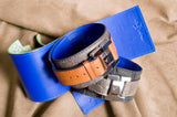 Maximilien Men's Leather & Steel Cuff